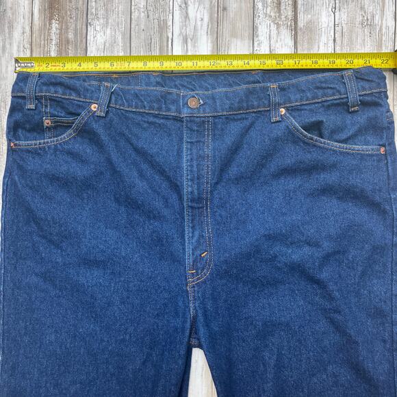 VTG Levi’s 517 Denim Jeans 46x30 (act 44x29) 80s Orange Tab USA Made Straight - Picture 5 of 15